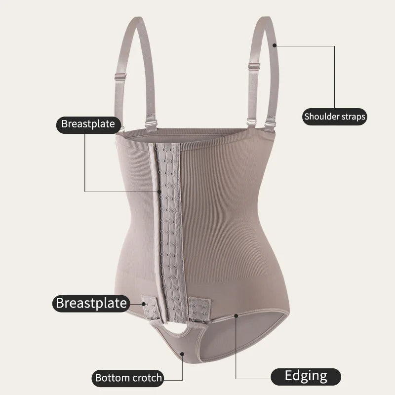 Body moldeador de cintura alta para mujer, faja de entrenamiento, pantalones cortos, bragas con Control de barriga, moldeador de cuerpo, levantador de glúteos, ropa interior de compresión