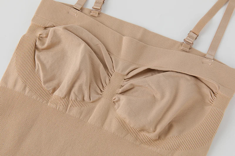 Ropa moldeadora sin tirantes para mujer, deslizadores completos para debajo de los vestidos, contracción Invisible del vientre, Control de barriga, vestido moldeador de cuerpo adelgazante
