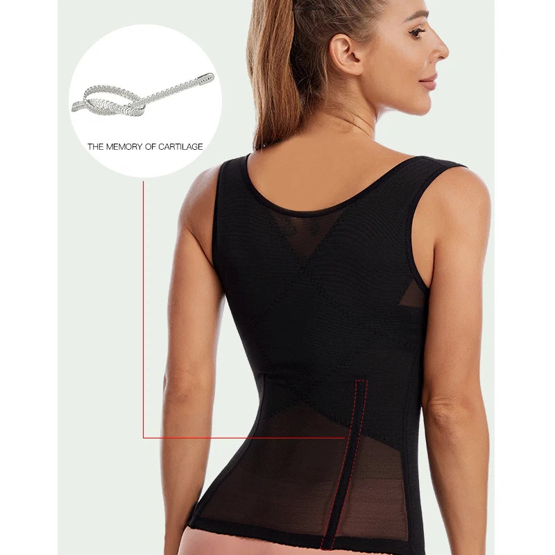 Corsé de cintura posparto para mujer, Top de barriga, ropa moldeadora, envoltura adelgazante, entrenador de cintura plana para vientre, moldeador de cuerpo