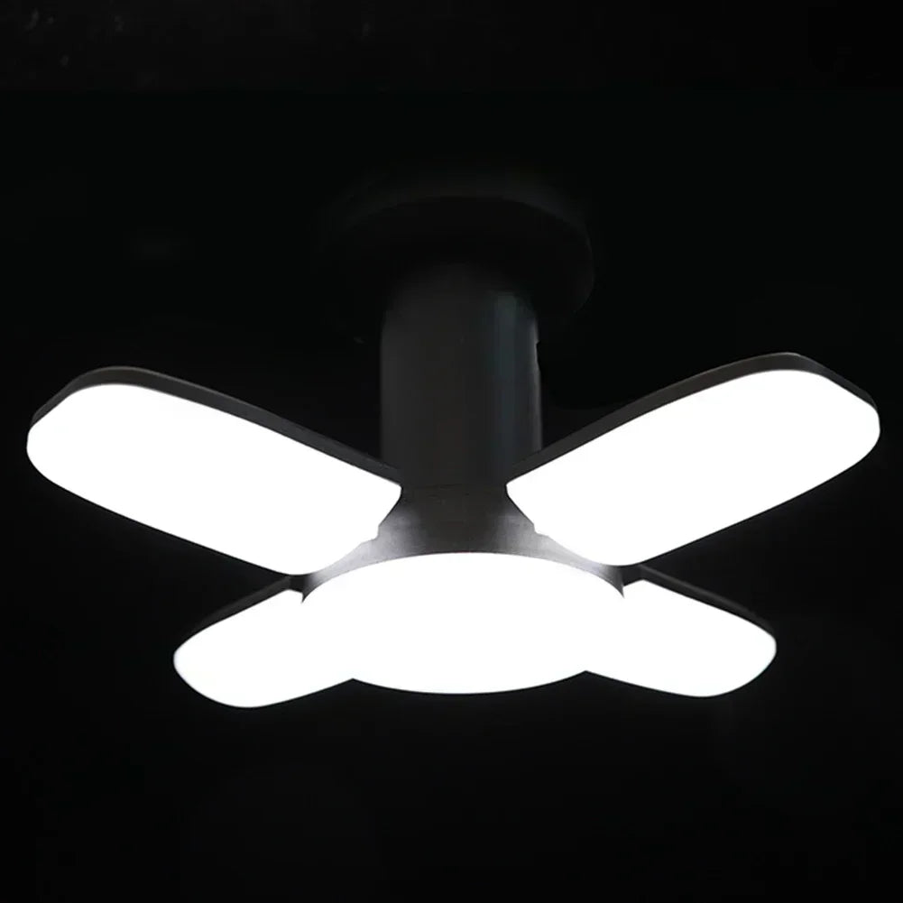 Linterna LED recargable ultrabrillante para acampar, reflector plegable, 3 modos de luz y linterna manos libres para acampar/senderismo/pesca