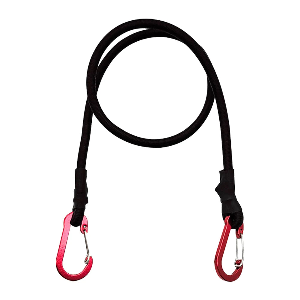 Cuerda elástica de alta resistencia, correa de amarre, ganchos de mosquetón, Kayak, ciclismo, embalaje de equipaje, cuerda elástica, accesorios de Camping