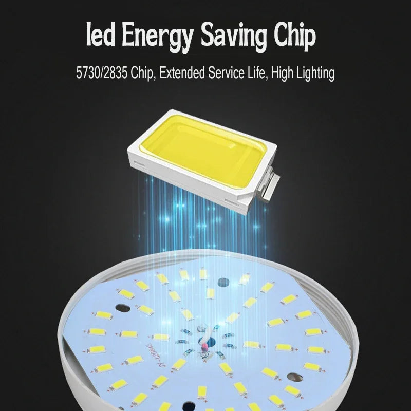 Luz de Camping de 60W y 80W, lámpara LED de emergencia recargable por USB, linternas portátiles para exteriores con gancho para tiendas de barbacoa, bombilla de batería