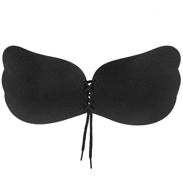 Sujetador Sexy para mujer, Sujetador Invisible de realce, autoadhesivo de silicona, cierre frontal sin costuras, adhesivo, sin espalda, sin tirantes