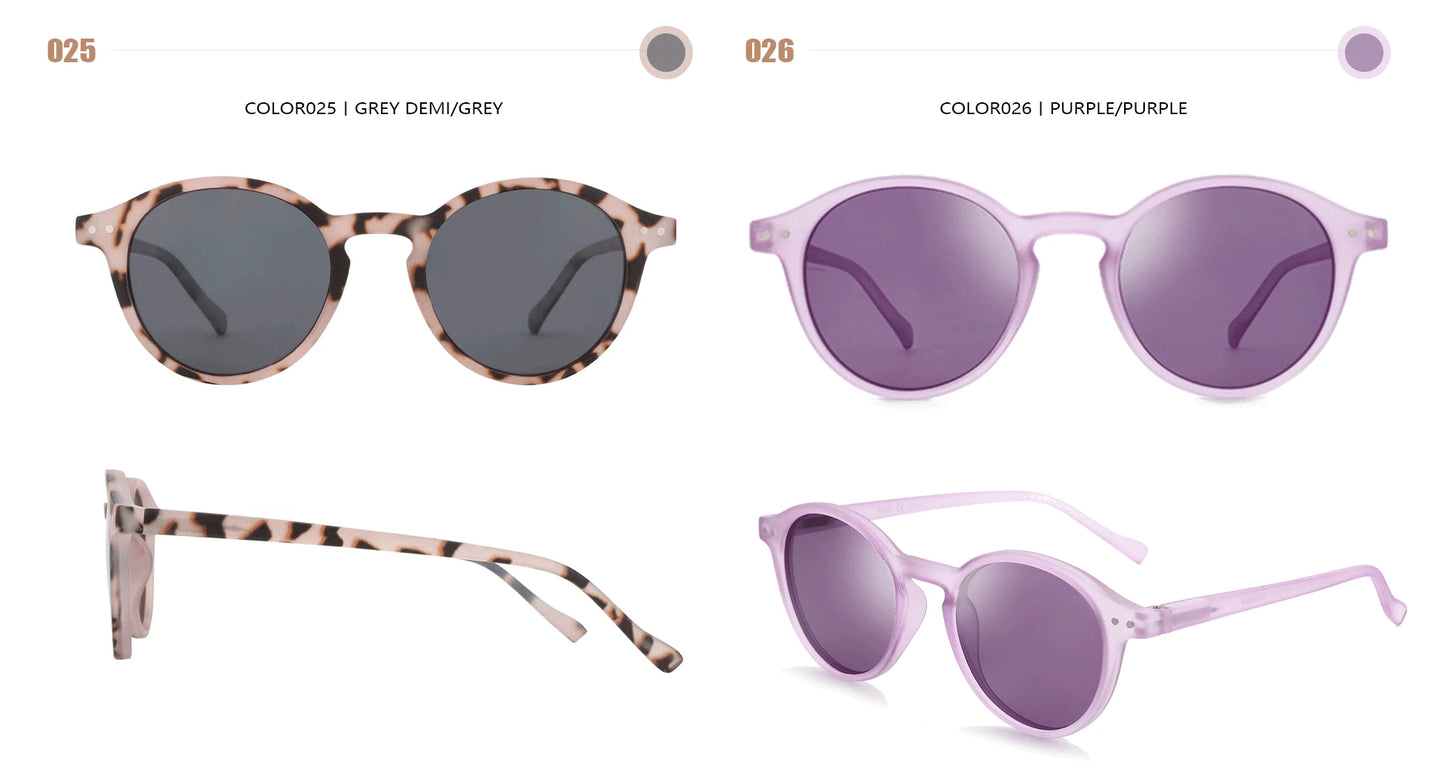 ZENOTTIC (tamaño S) gafas de sol polarizadas circulares Retro 2024 2025 hombres mujeres Vintage pequeñas gafas de sol redondas UV400 gafas de sol