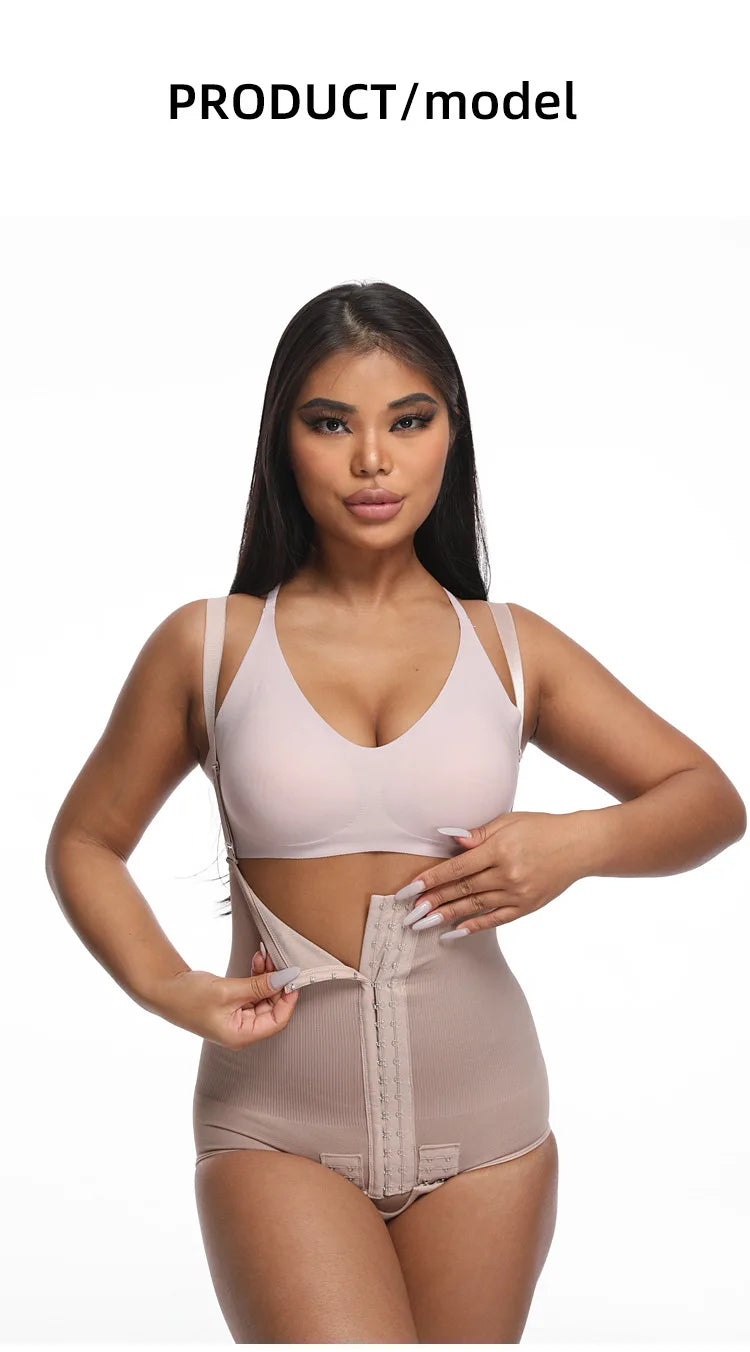 Body moldeador de cintura alta para mujer, faja de entrenamiento, pantalones cortos, bragas con Control de barriga, moldeador de cuerpo, levantador de glúteos, ropa interior de compresión