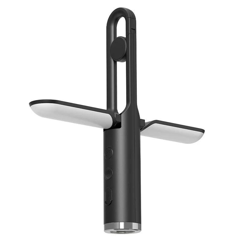 Linterna de Camping UltraBrillante con Linterna y Modo SOS - Plegable, Carga Tipo-C, Impermeable IP53 para Senderismo/Reparaciones de Emergencia
