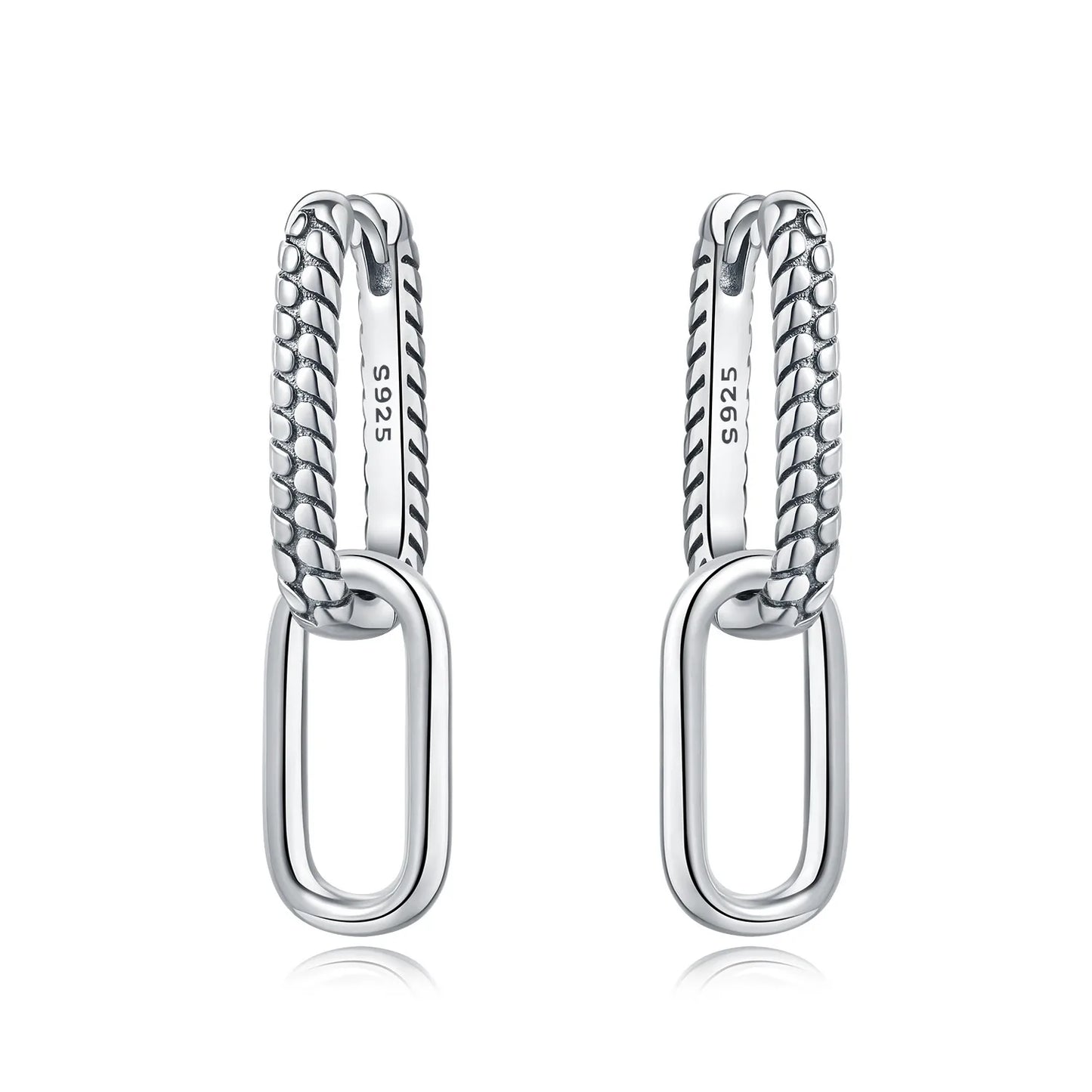 Orstarry-pendientes circulares de Plata de Ley 925 con forma de gota para mujer, aretes colgantes, joyería versátil para fiesta, regalos