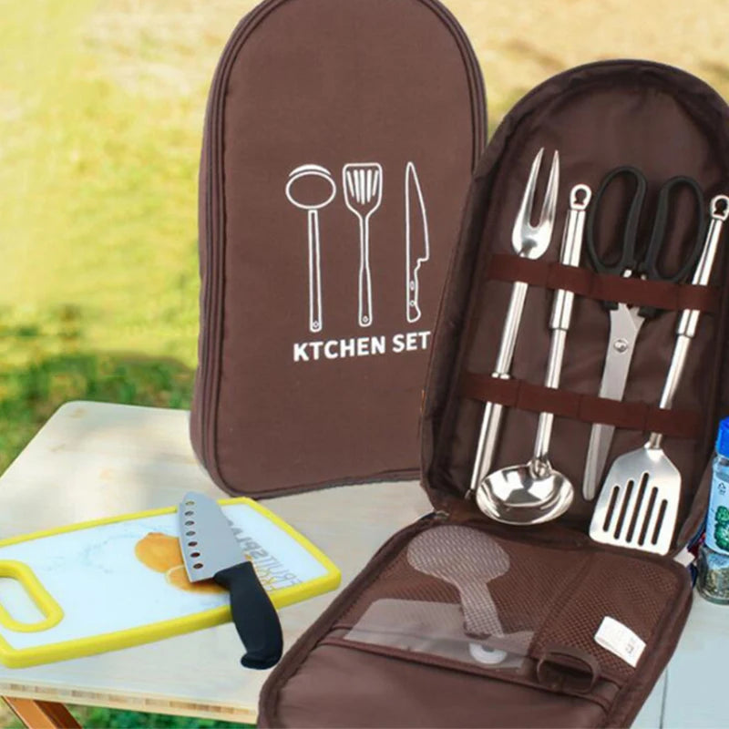 Bolsa de almacenamiento de Sierra Bowl Oxford, vajilla impermeable, tazas, Estuche de transporte, organizador para acampar al aire libre, viaje, barbacoa, bolsa de Picnic