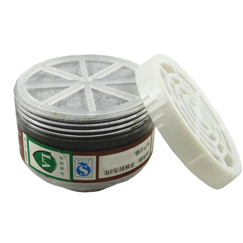 Filtros redondos para máscara de Gas RD40, 40mm, caja de filtrado de carbón activado para respirador quÃÂmico, accesorios de pulverización de pintura, 1 Uds.