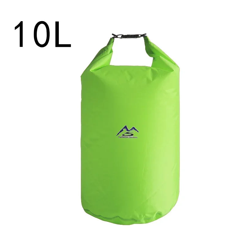 Bolsa seca impermeable 5L10L20L40L70L para acampar, senderismo, natación, Rafting, Kayak, río, senderismo, pesca, bolsa de agua al aire libre