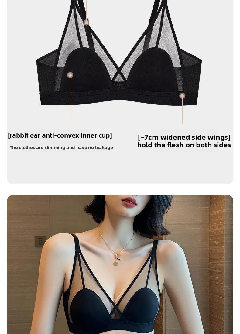Venta al por mayor, ropa interior de tubo de diseño novedoso para niñas sin aros, almohadilla para el pecho todo en uno, sujetador push-up de pecho pequeño con correas