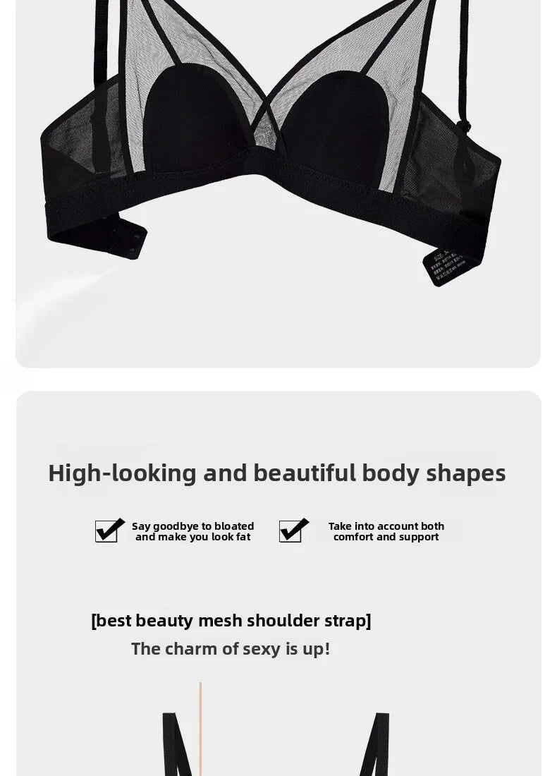 Venta al por mayor, ropa interior de tubo de diseño novedoso para niñas sin aros, almohadilla para el pecho todo en uno, sujetador push-up de pecho pequeño con correas