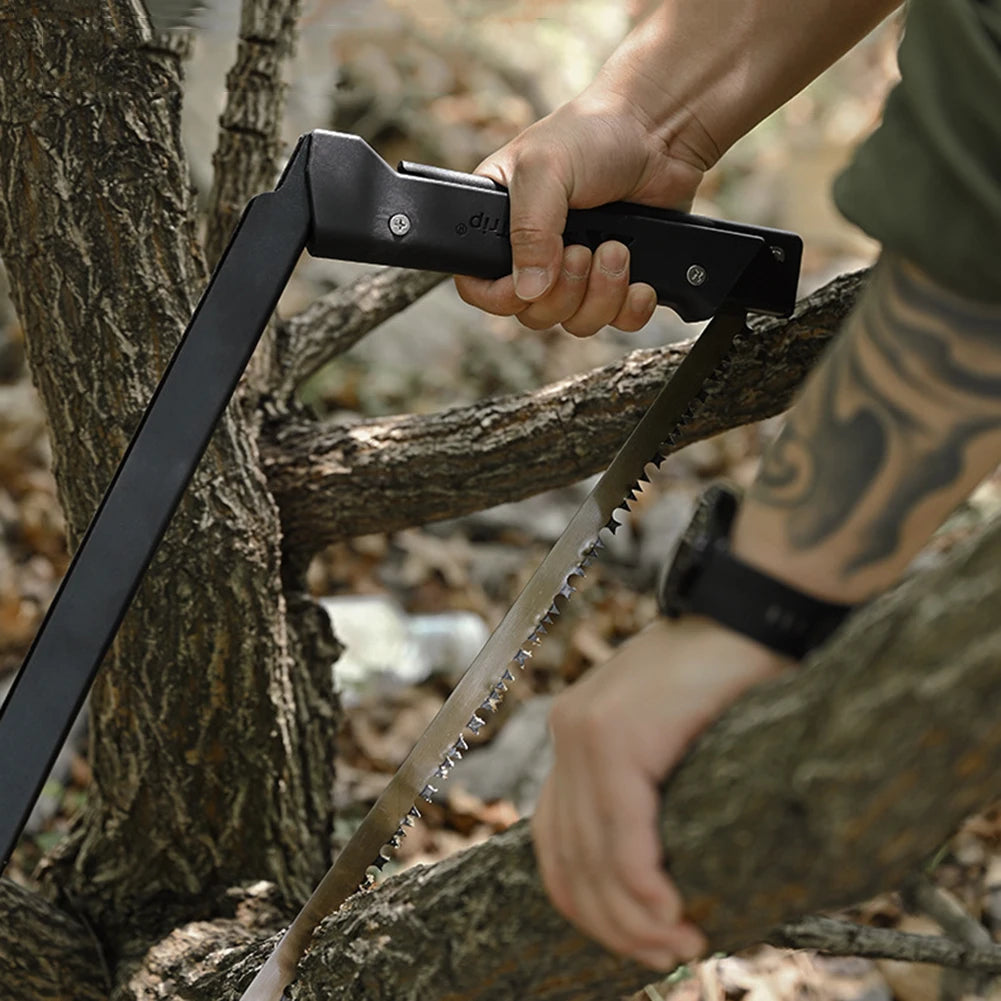 Sierra plegable portátil para carpinterÃa, herramienta de supervivencia para acampar al aire libre, hoja larga de 21 pulgadas