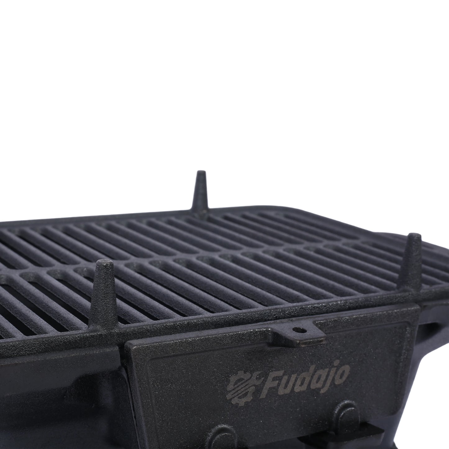 Parrilla Hibachi de hierro fundido ovalada de 20", parrilla de carbón portátil con rejilla extraÃble de ventilación con mango, parrilla Yakitori para campamento al aire libre