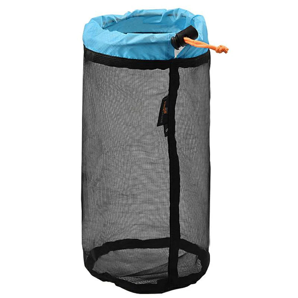 Bolsa de compresión portátil, saco impermeable con cordón para viaje, ahorro de espacio, bolsa de transporte para Camping, viaje y senderismo