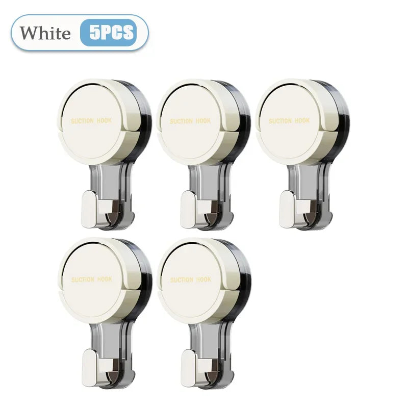 Gancho de ventosa reutilizable de 1 a 20 piezas, ganchos de ventosa para baño al vacÃÂo, toallero impermeable, colgador de ropa, accesorio de gancho