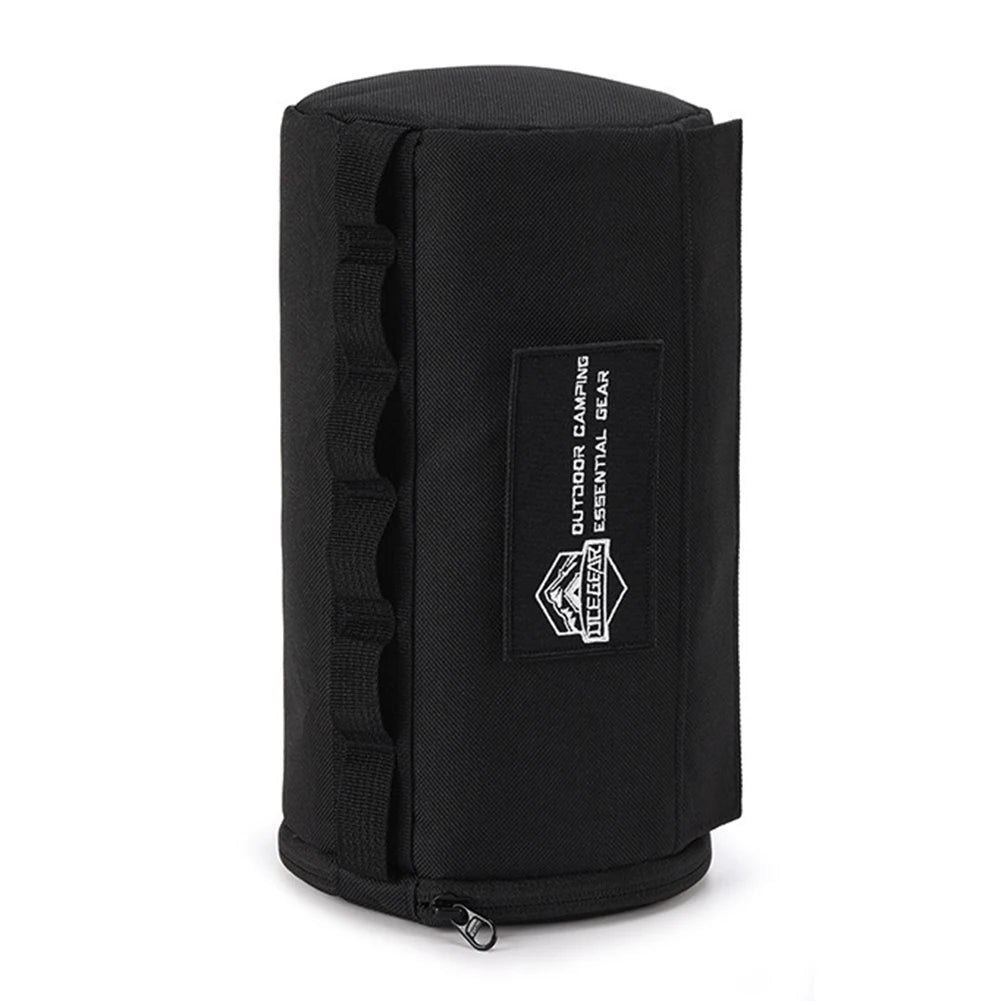 Funda de tejido al aire libre para almacenamiento de papel, soporte de servilleta colgante impermeable de poliéster para Picnic, Camping, senderismo, Rollo portátil