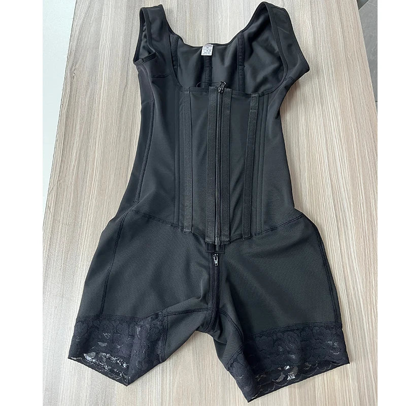 Faja moldeadora de alta compresión para mujer, faja plana para vientre posparto, entrenador de cintura, ropa moldeadora de Control del Abdomen de Colombia