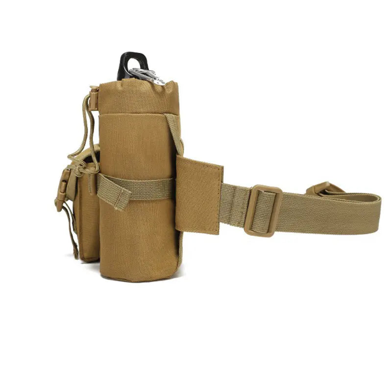 Riñonera táctica para exteriores, bolsa de nailon para botella de agua para teléfono y senderismo, paquete de equipo de herramientas deportivas, bolsa con cinturón para caza, escalada y acampada