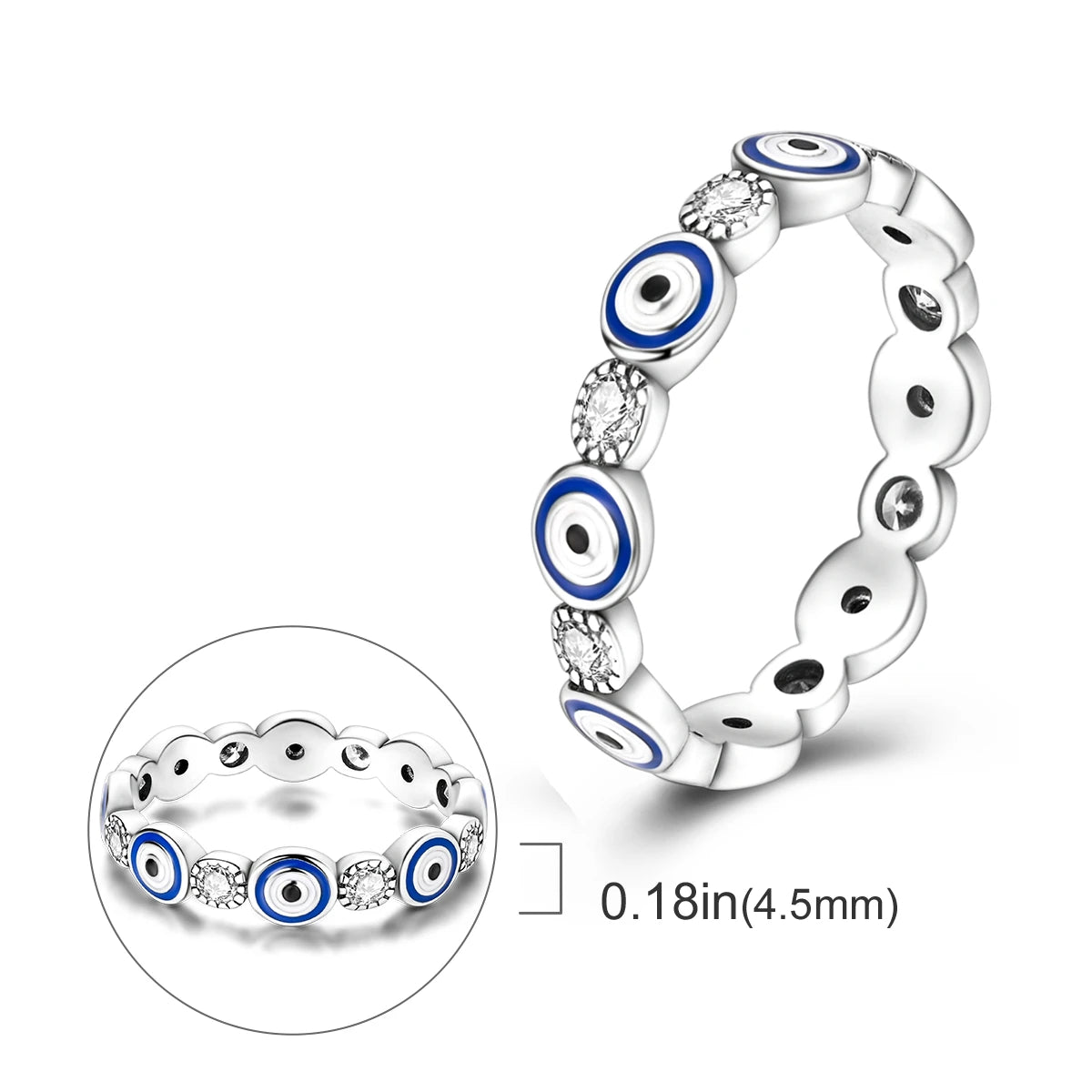 Anillo de Plata de Ley 925 Original para mujer, joyería fina con circonita, luciérnaga, corazón, cruz