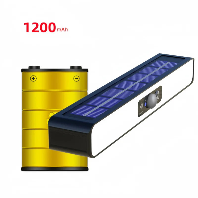 Luces solares para jardín al aire libre, lámpara LED impermeable de inducción humana para paisaje, equipo de iluminación para Picnic y acampada