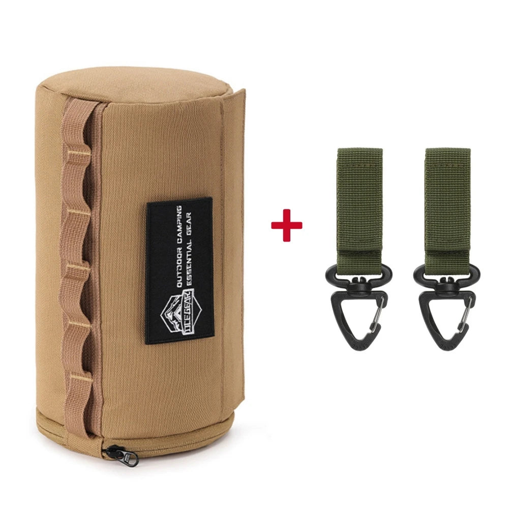 Funda de tejido al aire libre para almacenamiento de papel, soporte de servilleta colgante impermeable de poliéster para Picnic, Camping, senderismo, Rollo portátil