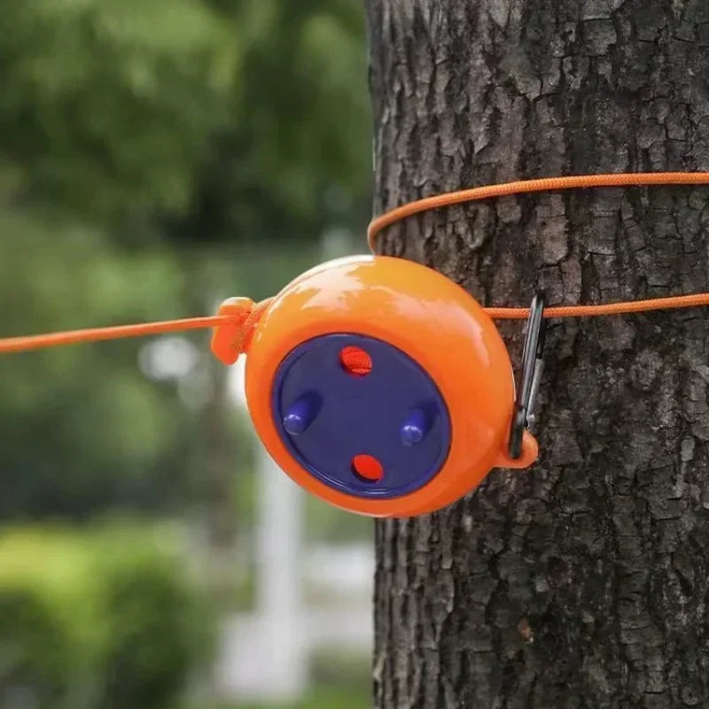 1 Uds. Tendedero de 10M cuerda de secado de ropa para exteriores cuerda retráctil antideslizante a prueba de viento para accesorios de Camping de Hotel