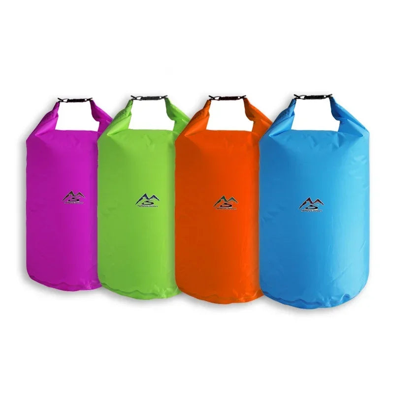 Bolsa seca impermeable 5L10L20L40L70L para acampar, senderismo, natación, Rafting, Kayak, río, senderismo, pesca, bolsa de agua al aire libre