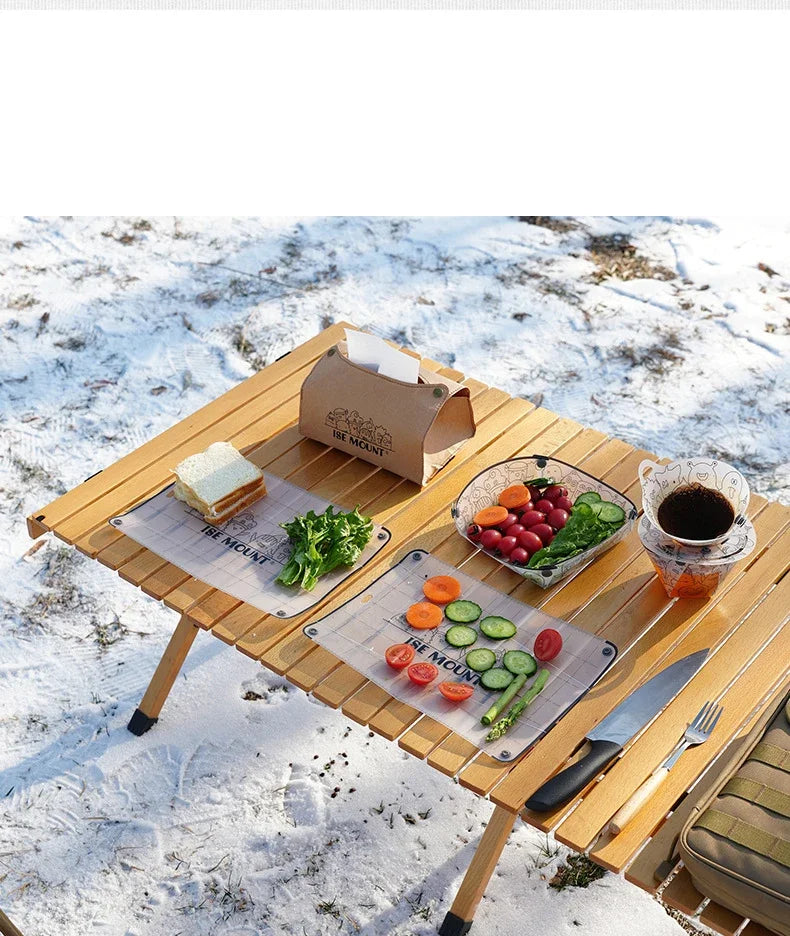 Tabla de comedor plegable de PP para exteriores, tabla de cortar portátil ultraligera de calidad alimentaria, Mini tabla de cortar, accesorios de Camping, herramienta de Picnic