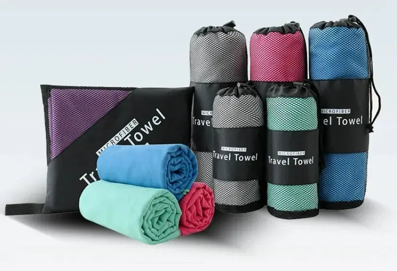 Toalla deportiva de secado rápido 40x80CM azul gris verde naranja natación gimnasio Fitness Camping correr playa toallita toallas