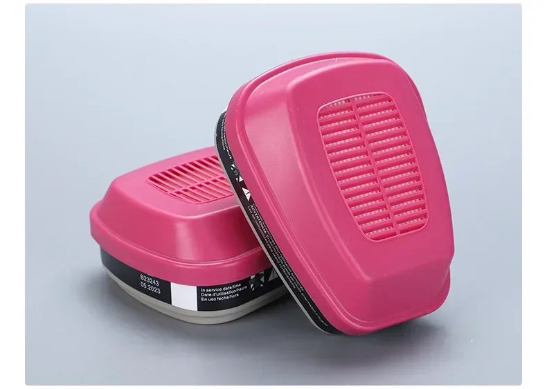 Accesorios de caja de filtro de máscara de gas 60926, 60923, 60921 - Cartucho/filtro multigas/vapor con protección P100 para vapores orgánicos