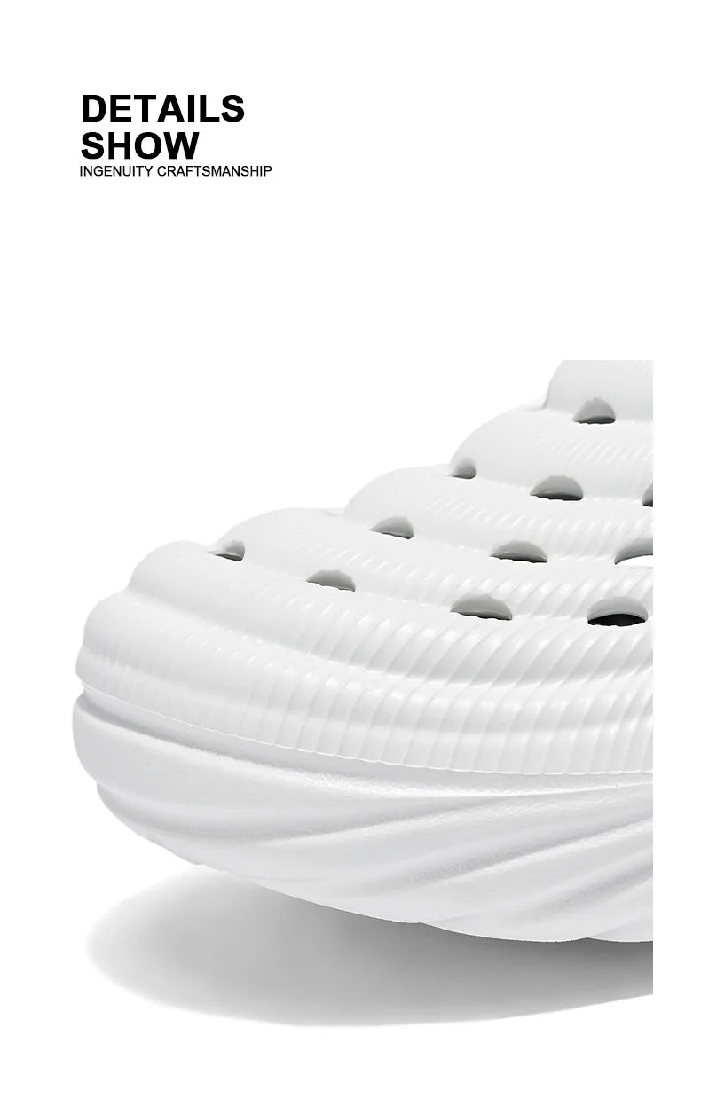 Zuecos con soporte para el arco para hombre, calzado para jardín, zapatillas de playa sin cordones para exteriores, sandalias con cojín cómodo extraíble