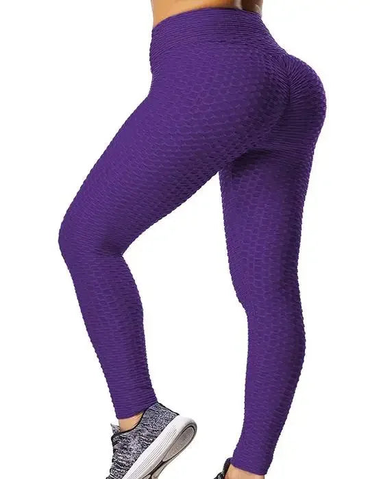 Mallas Push Up a la moda para mujer, mallas deportivas de cintura alta para Fitness, mallas sexis para levantamiento de glúteos, entrenamiento, gimnasio