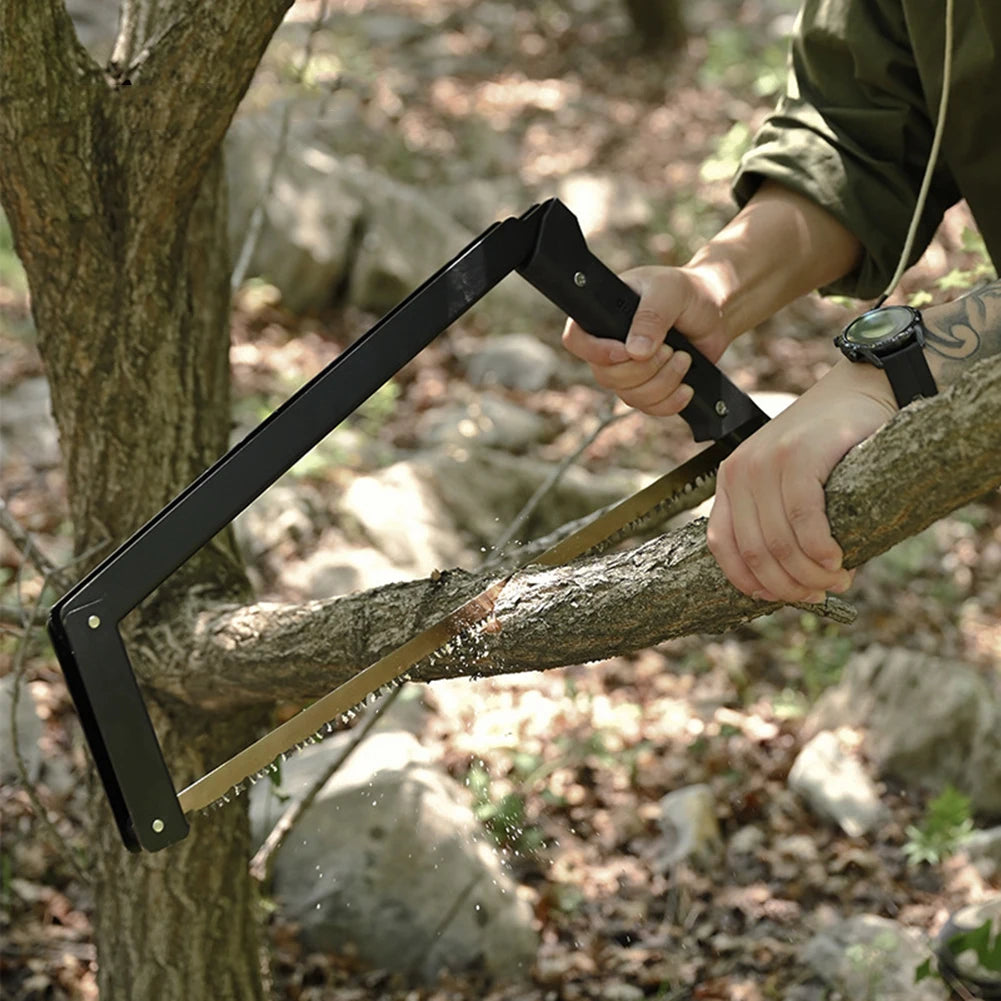 Sierra plegable portátil para carpinterÃa, herramienta de supervivencia para acampar al aire libre, hoja larga de 21 pulgadas