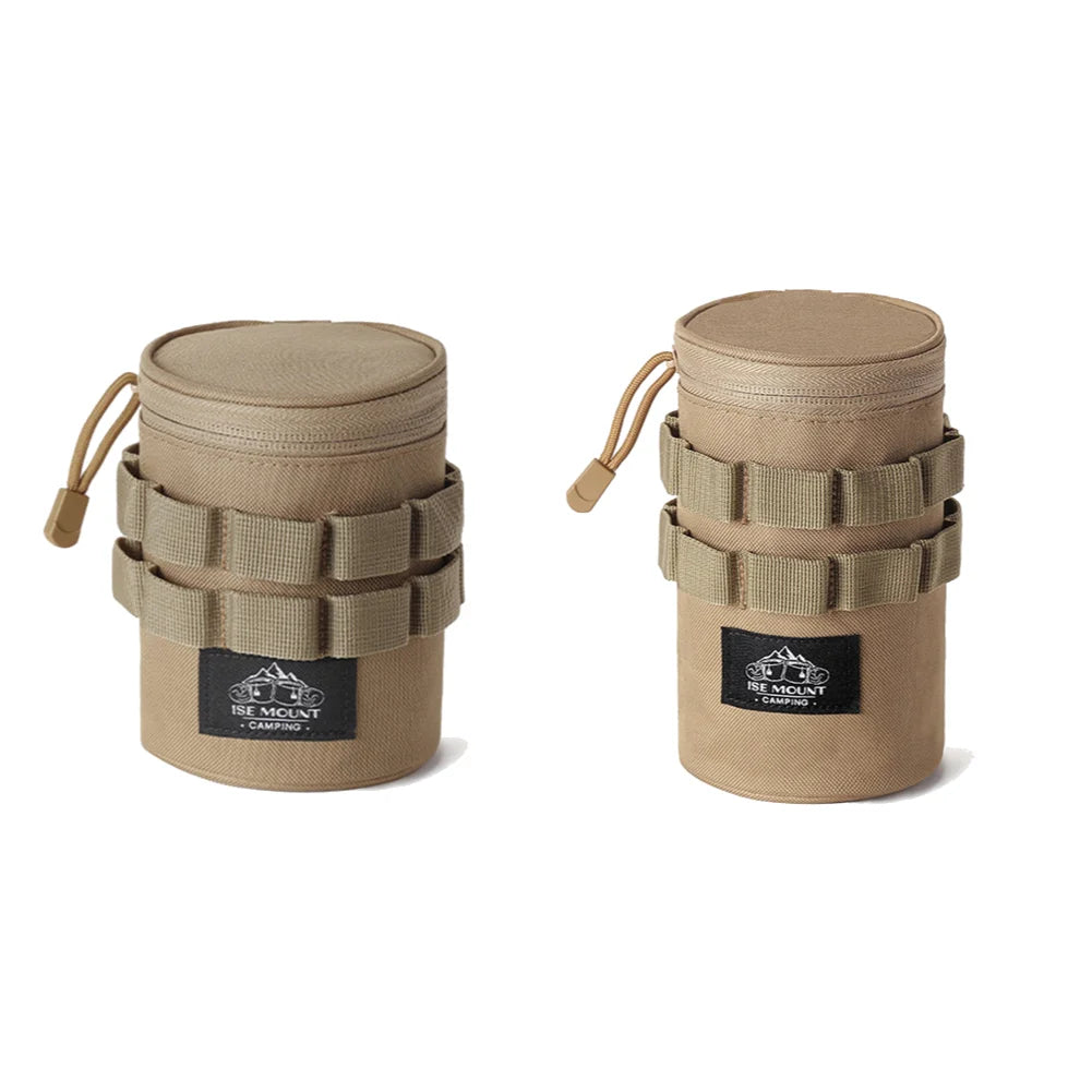 Bolsa de almacenamiento para acampada de 1/2 piezas, bolsa de accesorios ligera S/L con agujeros para colgar luces, bolsa de almacenamiento con asa, suministros para acampada