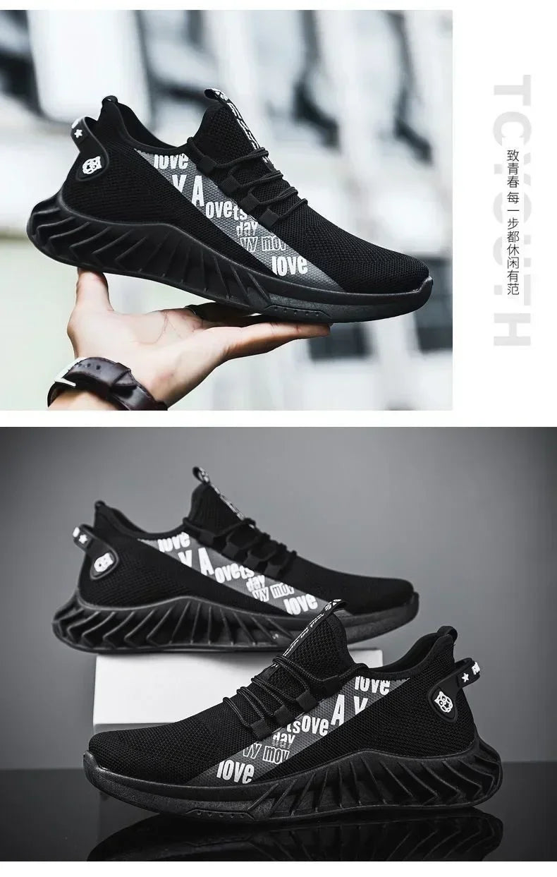 2025 Zapatos de malla transpirable para hombre - Deportes Fondo suave Correr Gimnasio Casual Estilo de coco y regalo del dÃa del padre Zapatos deportivos