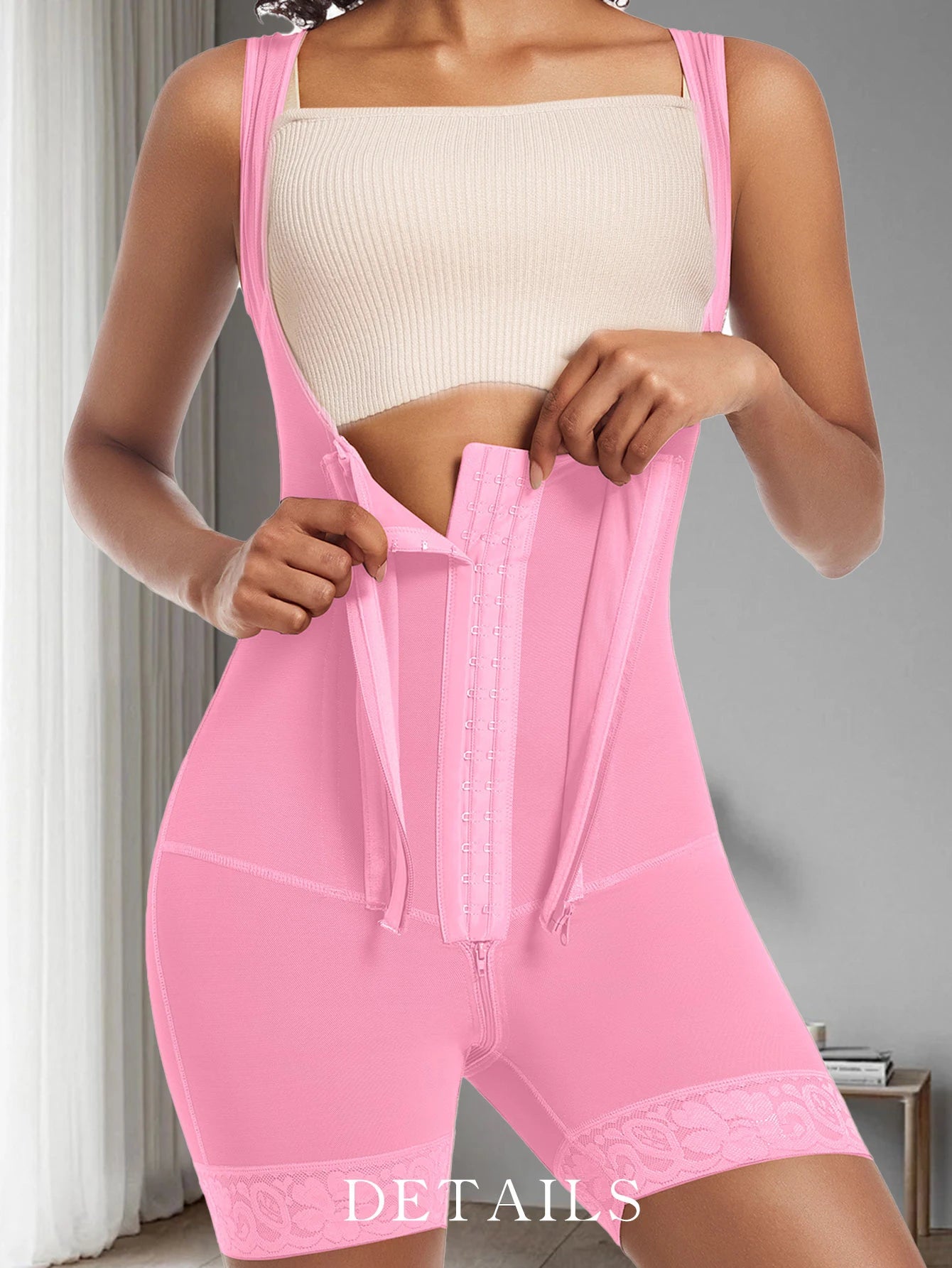 Faja moldeadora de alta compresión para mujer, faja plana para vientre posparto, entrenador de cintura, ropa moldeadora de Control del Abdomen de Colombia