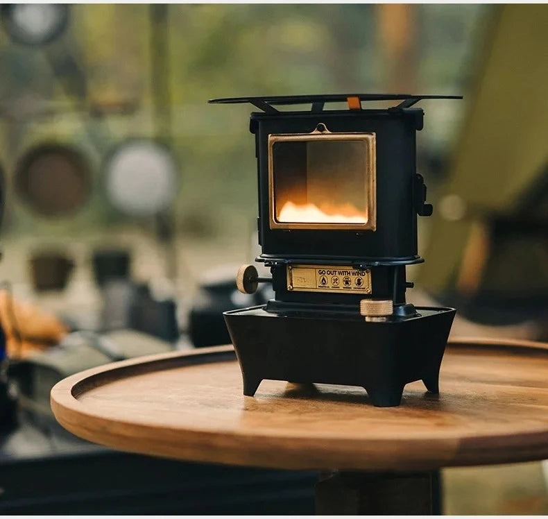 Lámpara de aceite de firedancia, estufa, linterna portátil para acampar al aire libre con luces Retro de emociones, perfecta para picnic y mochilero, aventuras