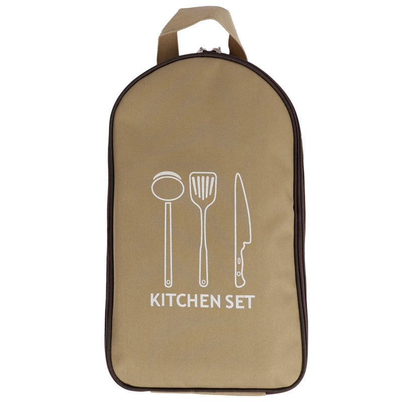 Bolsa de almacenamiento de Sierra Bowl Oxford, vajilla impermeable, tazas, Estuche de transporte, organizador para acampar al aire libre, viaje, barbacoa, bolsa de Picnic