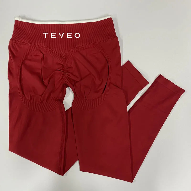 Ignite Sculpt ScrunchSeamless Scrunch Leggings para mujeres pantalones de Yoga levantamiento de cadera ejercicio para correr gimnasio Ignite Sculpt Series