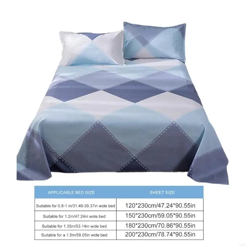 Hojas algodón lavada que ofrece comodidad y estilo para dormitorio sofisticado Y5GB