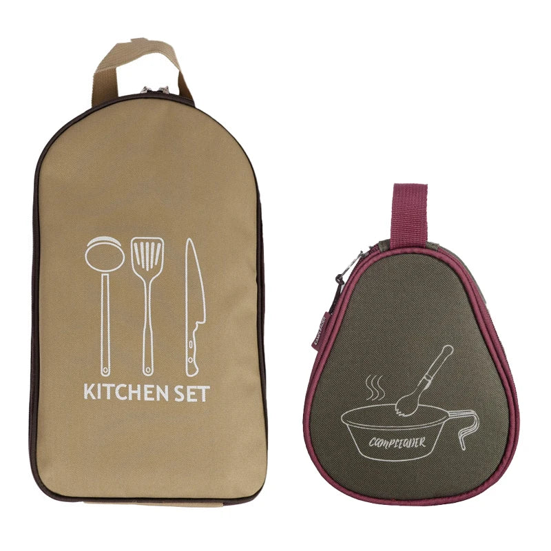 Bolsa de almacenamiento de Sierra Bowl Oxford, vajilla impermeable, tazas, Estuche de transporte, organizador para acampar al aire libre, viaje, barbacoa, bolsa de Picnic