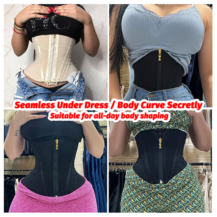 Corsé reductor de fajas moldeadoras, faja colombiana para esculpir el cuerpo, cinturón, correa de modelado, Fajas posparto, ropa moldeadora femenina