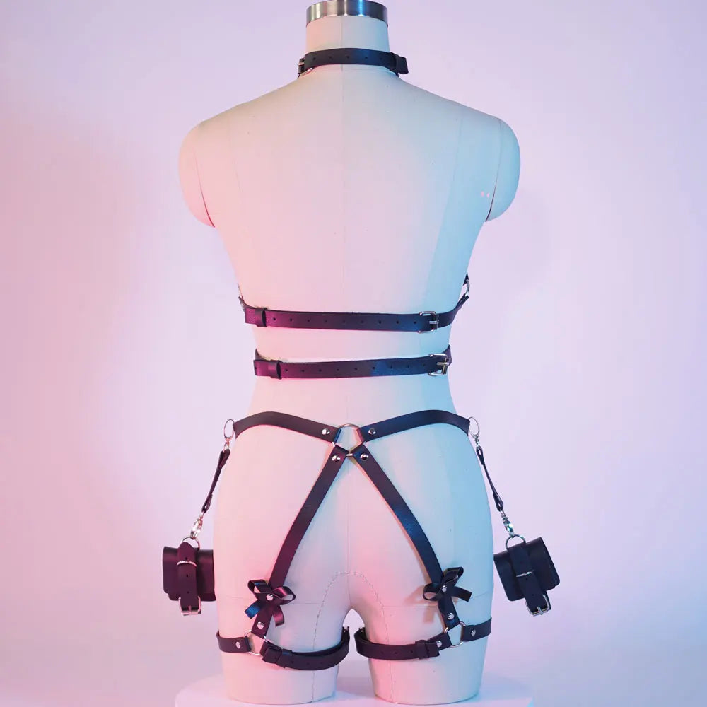 arnes mujer arnes mujer de cintura lenceria sexis para mujer body Conjunto de Arnés Bondage Bdsm, LencerÃa Erótica, Liga hasta el Muslo, Ropa Interior Sexy, Gótica, Cinturón de Espada, Medias de Ligas, Ideal para Mujer