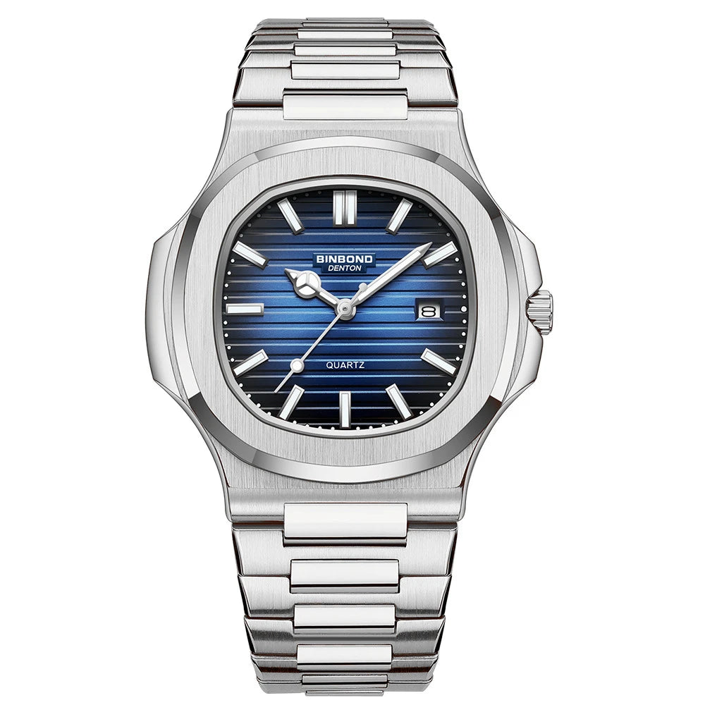 Nuevo Reloj informal de negocios de oro rosa, Reloj de lujo para Hombre, relojes automáticos, relojes de pulsera de cuarzo de alta moda para Hombre, regalos, Reloj para Hombre