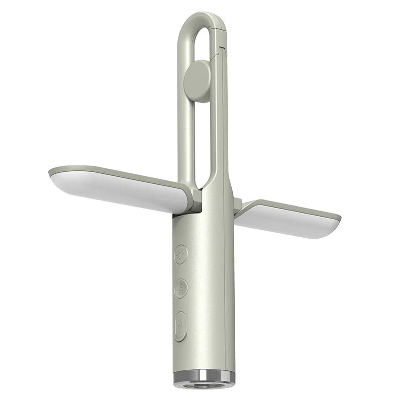 Linterna de Camping UltraBrillante con Linterna y Modo SOS - Plegable, Carga Tipo-C, Impermeable IP53 para Senderismo/Reparaciones de Emergencia