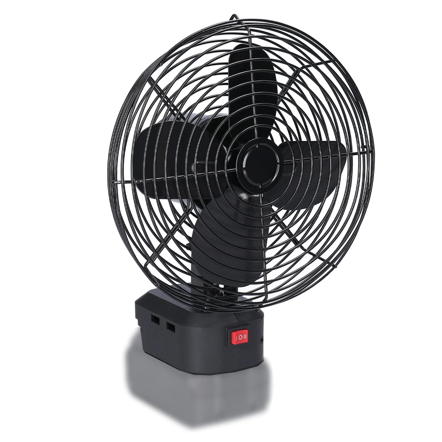 Ventilador de Camping portátil multifuncional para interiores y exteriores, ventilador de Metal inalámbrico, batería de litio, velocidad ajustable, para Picnic y Pesca
