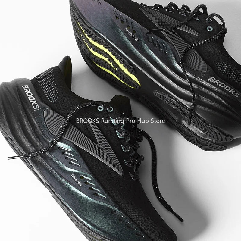 Zapatillas de correr originales Brooks para hombre Glycerin Max antideslizantes, resistentes al desgaste y que absorben los golpes, zapatillas informales para mujer 1104471D026