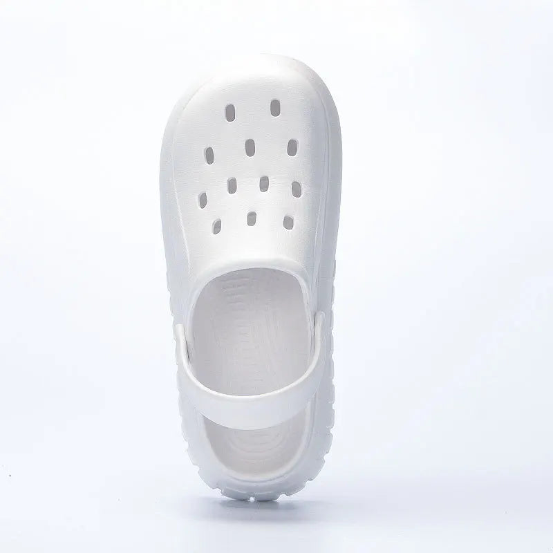 Zuecos de plataforma gruesa para mujer, sandalias de playa antideslizantes con parte inferior gruesa, cuñas de moda para verano 2024, sandalias EVA, zapatillas