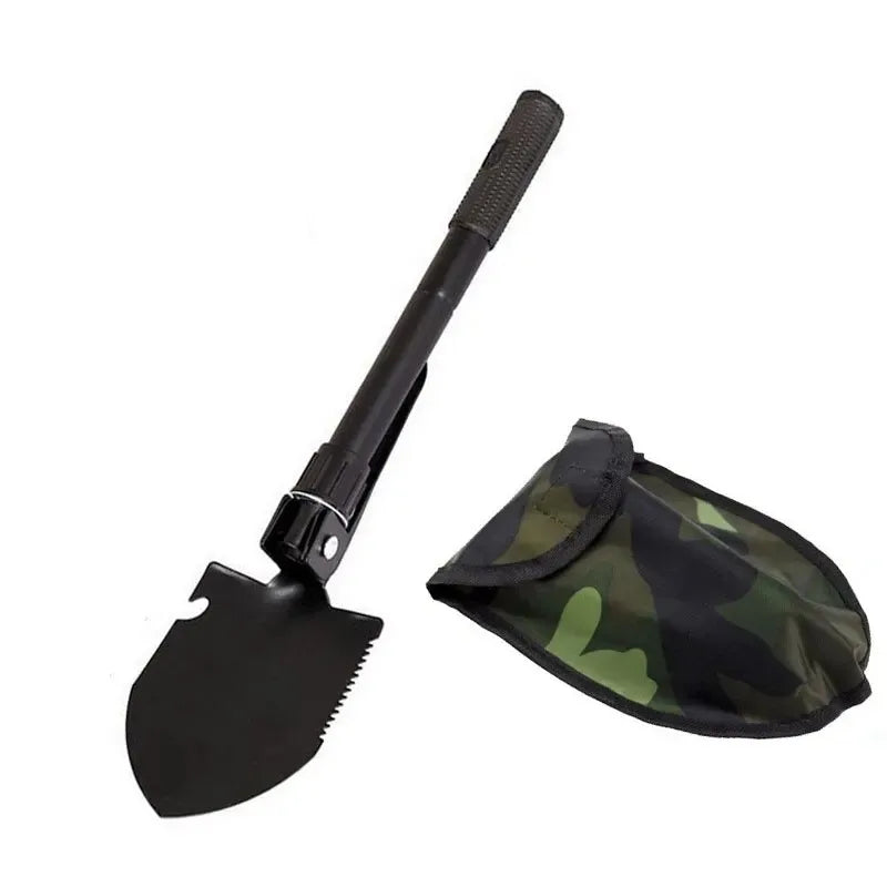 Pala de ingeniero, pala militar para exteriores, pala militar plegable multifuncional, vehículo, pala de pesca para acampar, púa, 1 ud.